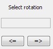 button rotation direction